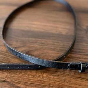 J. Crew Black Leather Women's Belt
